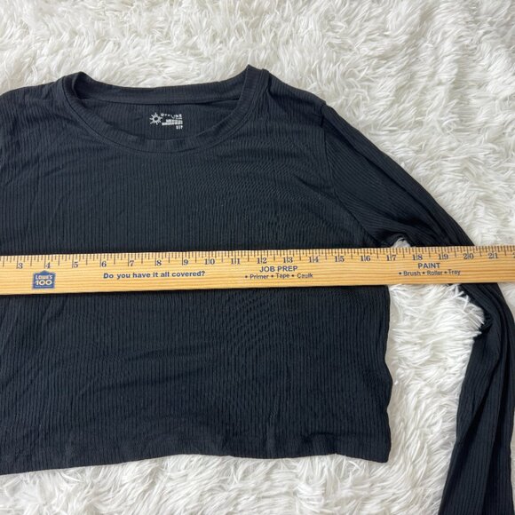 (Set of 2) OFFLINE By Aerie Thumbs Up Ribbed Long Sleeve Crop T-Shirt S - Picture 13 of 14